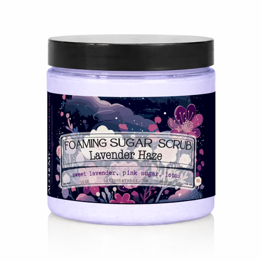 Lavender Haze Foaming Sugar Scrub