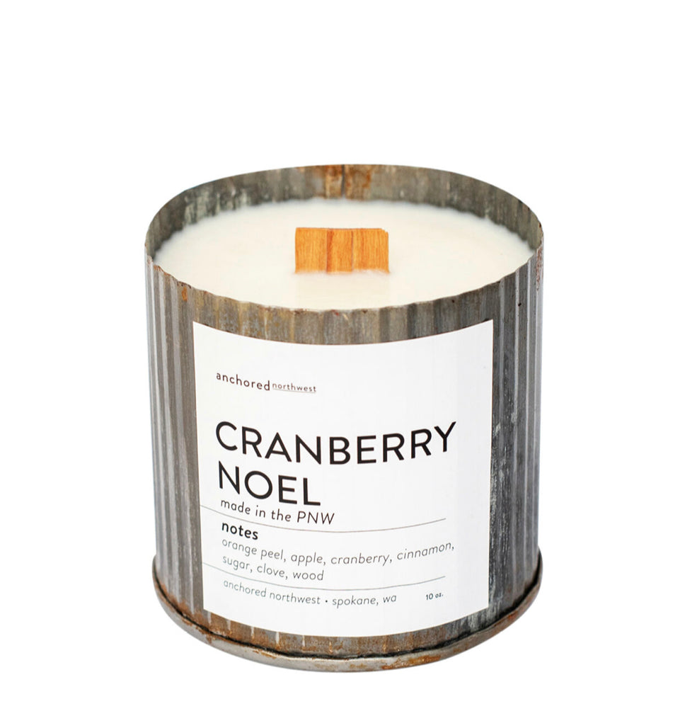 Rustic Vintage Tin Soy Wax Candle