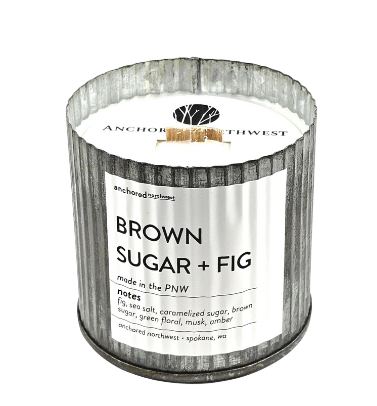 Rustic Vintage Tin Soy Wax Candle